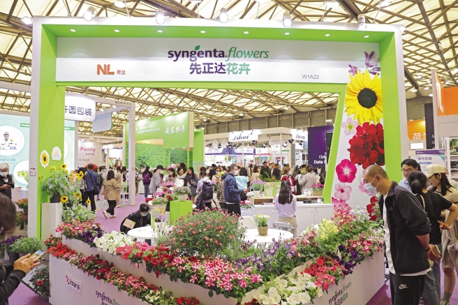 Syngenta Flowers Displays at the 25th Hortiflorexpo China